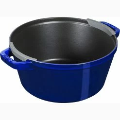 Staub Stackable Cocotte, Braiser, And Grill Pan With Lid | Dark Blue 18 Staub Stackable Cocotte, Braiser, And Grill Pan With Lid | Dark Blue -Le Creuset Shop 71kzfrbsyol. ac sl1500