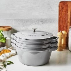 Staub Stackable Cocotte, Braiser, And Grill Pan With Lid | Graphite Grey 27 Staub Stackable Cocotte, Braiser, And Grill Pan With Lid | Graphite Grey -Le Creuset Shop 71rp9tznhwl. ac sl1500