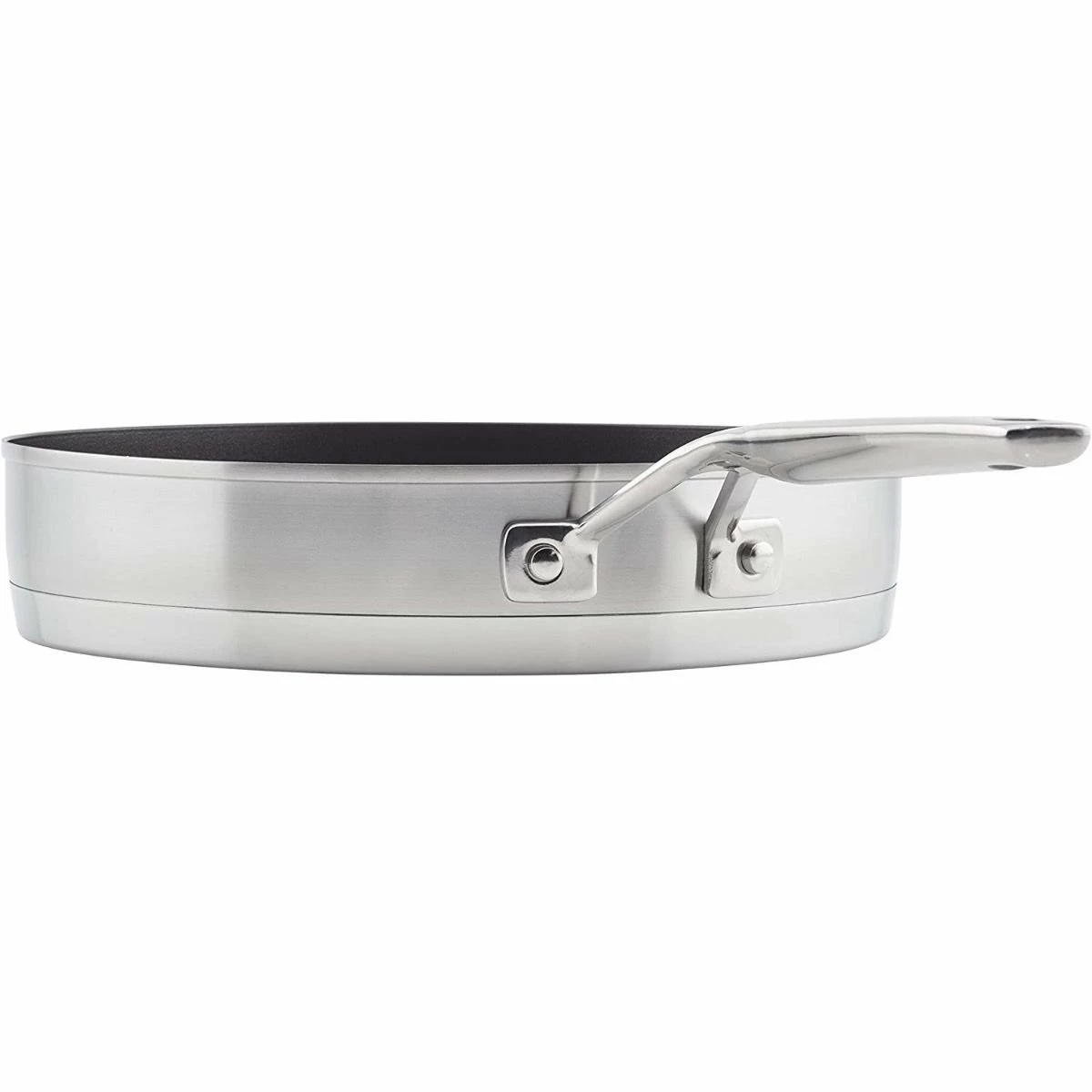 KitchenAid Non-Electrics KitchenAid 10.25" Stainless Steel 3-Ply Round Grill Pan | Nonstick 5 KitchenAid Non-Electrics KitchenAid 10.25" Stainless Steel 3-Ply Round Grill Pan | Nonstick - Image 3