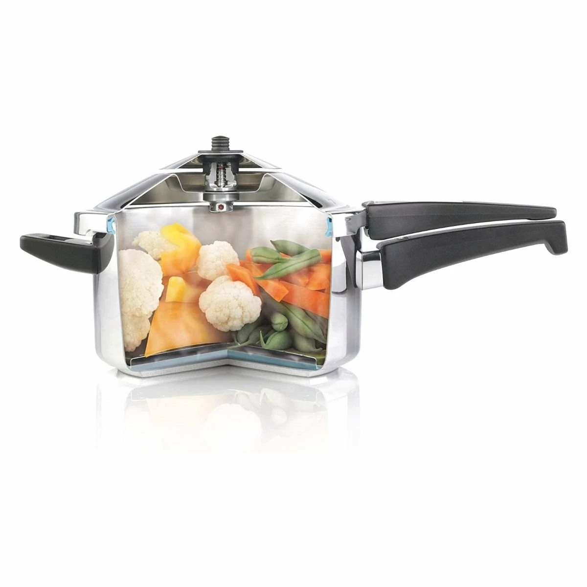 Kuhn Rikon Duromatic® Stainless Steel Pressure Saucepan | 3.7 Qt. 4 Kuhn Rikon Duromatic® Stainless Steel Pressure Saucepan | 3.7 Qt. - Image 2