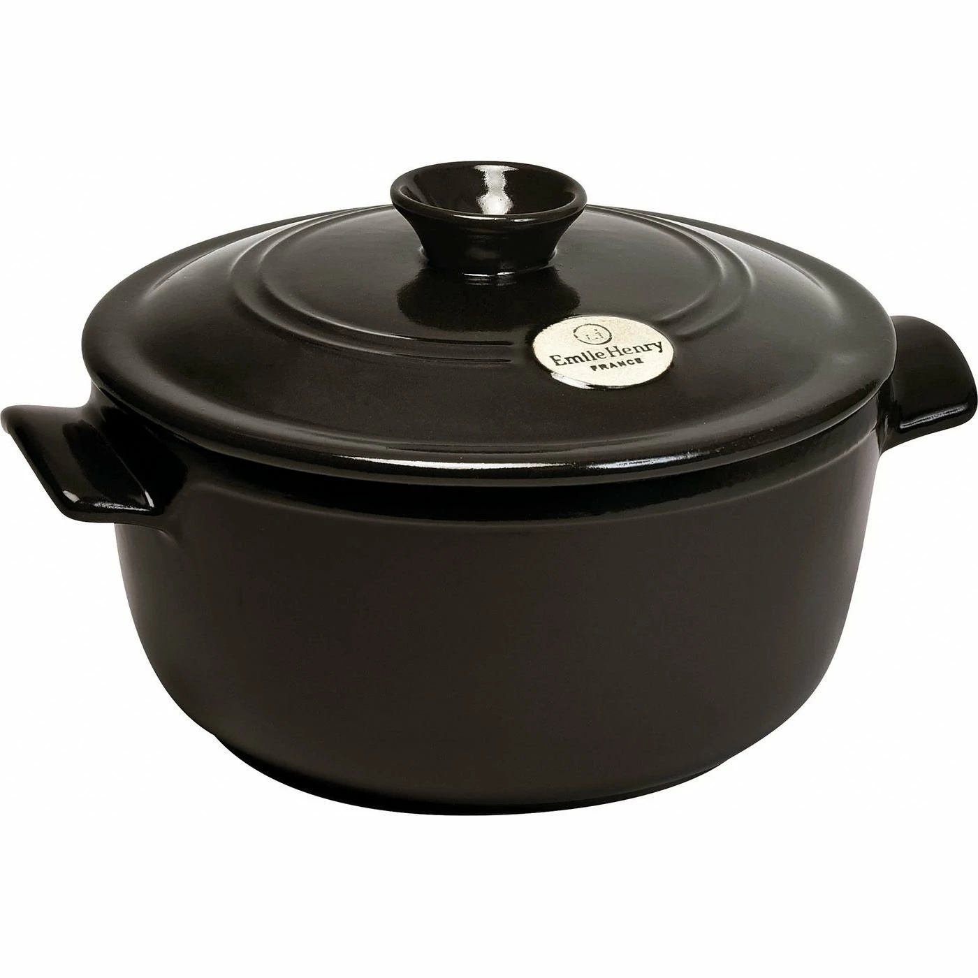 Emile Henry 4.2 Qt. Round Dutch Oven | Charcoal 3 Emile Henry 4.2 Qt. Round Dutch Oven | Charcoal