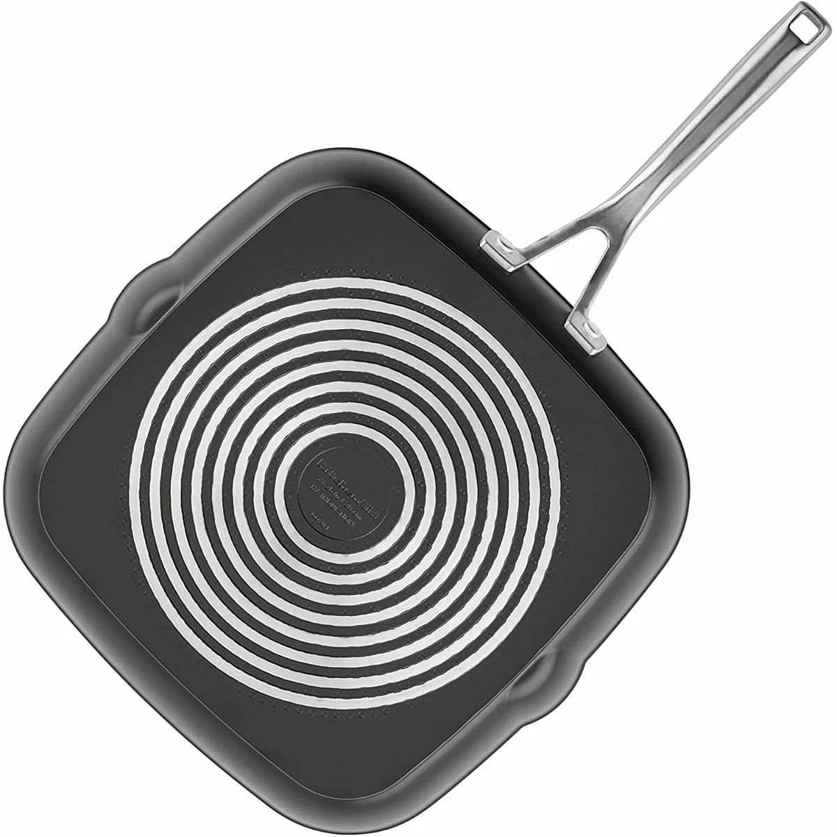 KitchenAid Non-Electrics KitchenAid Nonstick Hard Anodized Induction Square Grill Pan/Griddle With Pouring Spouts | 11.25" 6 KitchenAid Non-Electrics KitchenAid Nonstick Hard Anodized Induction Square Grill Pan/Griddle With Pouring Spouts | 11.25" - Image 4
