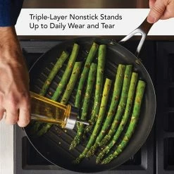 KitchenAid Non-Electrics KitchenAid 10.25" Stainless Steel 3-Ply Round Grill Pan | Nonstick 19 KitchenAid Non-Electrics KitchenAid 10.25" Stainless Steel 3-Ply Round Grill Pan | Nonstick -Le Creuset Shop 91dtsty hol. ac sl1500