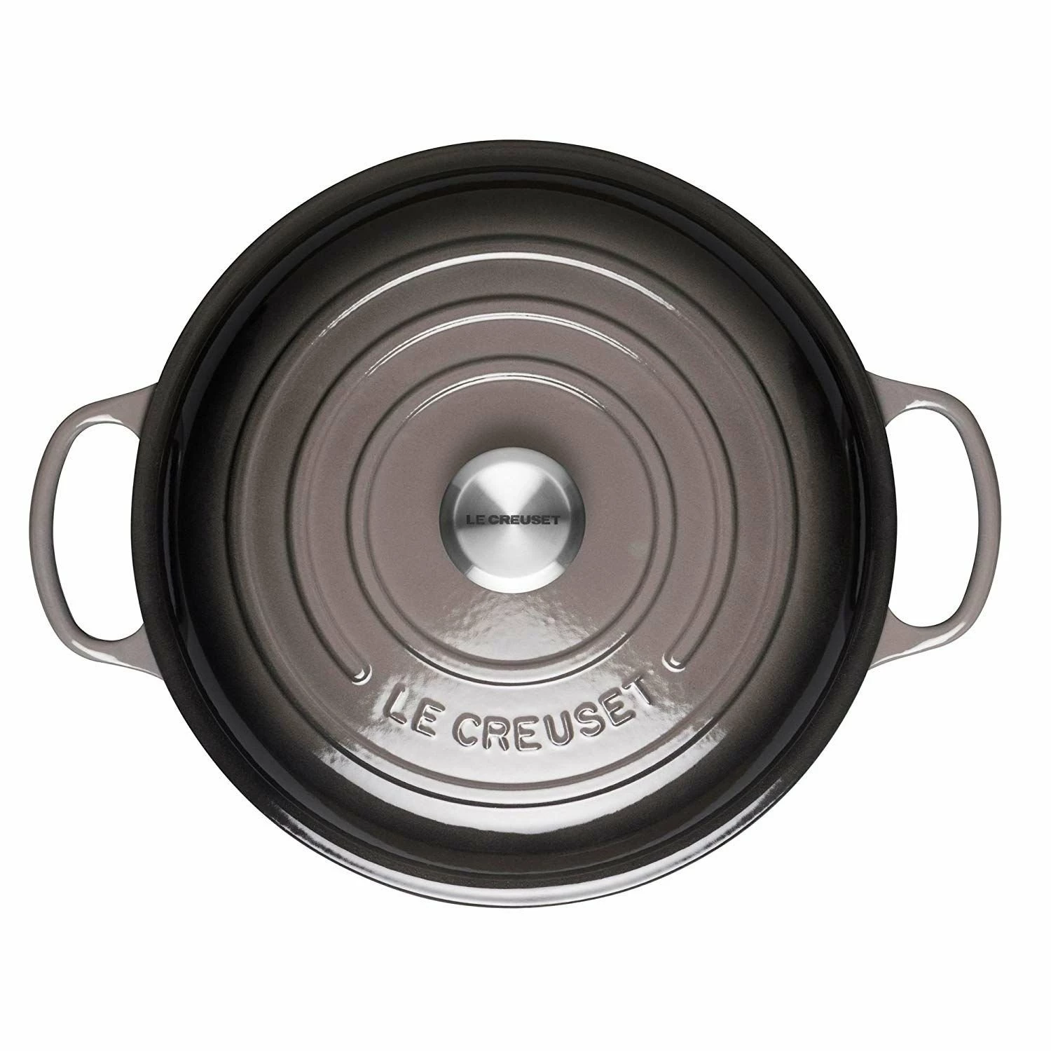 Le Creuset 2.25 Qt. Signature Enameled Cast Iron Braiser With Stainless Steel Knob | Oyster Grey 5 Le Creuset 2.25 Qt. Signature Enameled Cast Iron Braiser With Stainless Steel Knob | Oyster Grey - Image 3