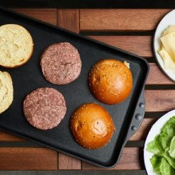 Swiss Diamond | XD Double Burner Griddle - 17" X 11" -Le Creuset Shop burn2