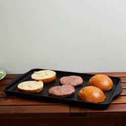 Swiss Diamond | XD Double Burner Griddle - 17" X 11" -Le Creuset Shop burn3