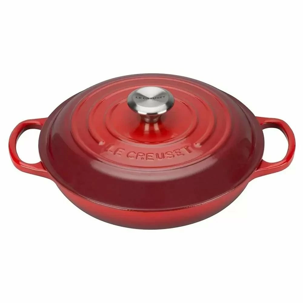 Le Creuset 7-Piece Signature Cookware Set | Cerise/Cherry Red 6 Le Creuset 7-Piece Signature Cookware Set | Cerise/Cherry Red - Image 4