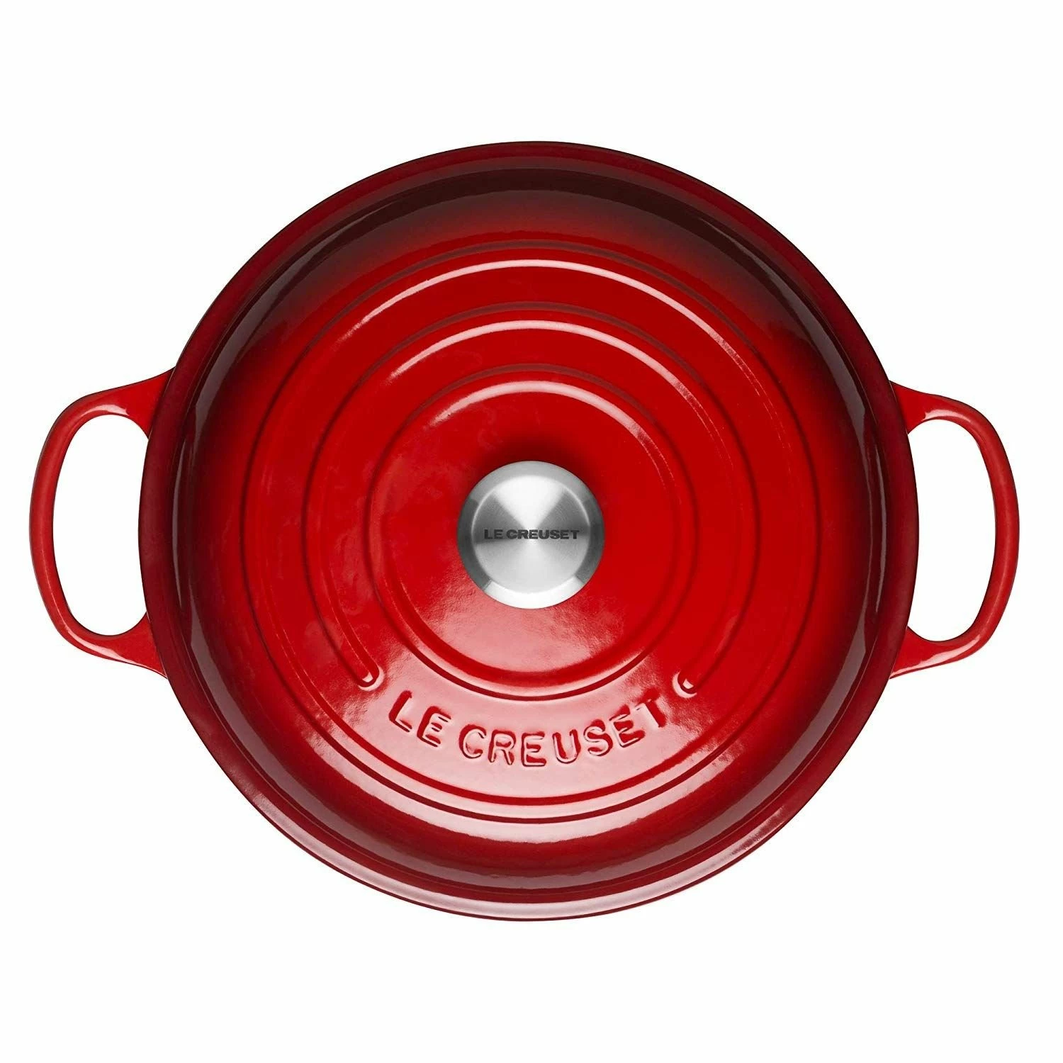 Le Creuset 2.25 Qt. Signature Enameled Cast Iron Braiser With Stainless Steel Knob | Cerise/Cherry Red 5 Le Creuset 2.25 Qt. Signature Enameled Cast Iron Braiser With Stainless Steel Knob | Cerise/Cherry Red - Image 3