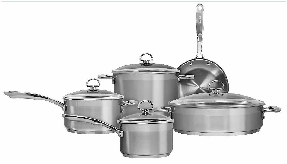 Chantal 21 Steel Induction 9 Piece Cookware Set 3 Chantal 21 Steel Induction 9 Piece Cookware Set