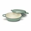 Cuisinart Chef's Classic Enameled Cast Iron 2-in-1 Multipurpose Set | Sage Green 2 Cuisinart Chef's Classic Enameled Cast Iron 2-in-1 Multipurpose Set | Sage Green -Le Creuset Shop ci5528 2sg