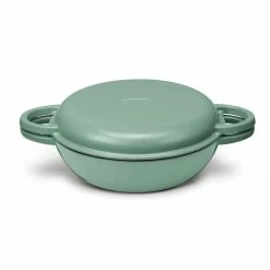 Cuisinart Chef's Classic Enameled Cast Iron 2-in-1 Multipurpose Set | Sage Green 9 Cuisinart Chef's Classic Enameled Cast Iron 2-in-1 Multipurpose Set | Sage Green -Le Creuset Shop ci5528 2sg lidon