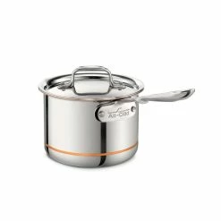 All-Clad Copper Core 5-Ply Bonded Stainless Steel Cookware Set | 10-Piece 13 All-Clad Copper Core 5-Ply Bonded Stainless Steel Cookware Set | 10-Piece -Le Creuset Shop copper2saucepan 1