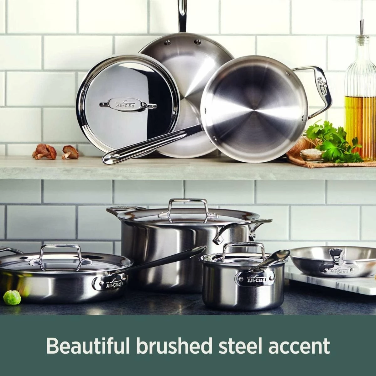 All-Clad D5 Brushed Stainless Steel Dutch Oven & Lid | 5.5 Qt. 5 All-Clad D5 Brushed Stainless Steel Dutch Oven & Lid | 5.5 Qt. - Image 3