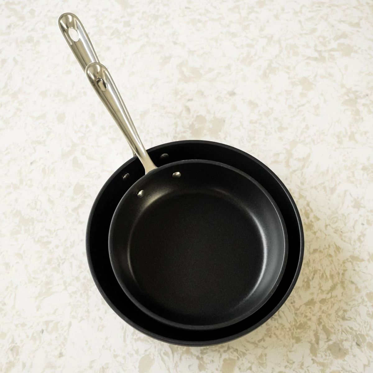 All-Clad HA1 Hard Anodized Nonstick Fry Pan Set (8" & 10") | 2-Piece 4 All-Clad HA1 Hard Anodized Nonstick Fry Pan Set (8" & 10") | 2-Piece - Image 2