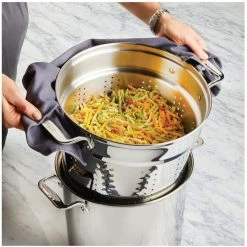All-Clad Stainless Steel Multicooker Set | 12 Qt. 13 All-Clad Stainless Steel Multicooker Set | 12 Qt. -Le Creuset Shop e796s364 e
