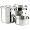 All-Clad Stainless Steel Multicooker Set | 12 Qt. 2 All-Clad Stainless Steel Multicooker Set | 12 Qt. -Le Creuset Shop e796s364 main