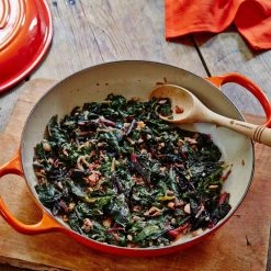 Le Creuset 2.25 Qt. Signature Enameled Cast Iron Braiser With Stainless Steel Knob | Flame Orange 14 Le Creuset 2.25 Qt. Signature Enameled Cast Iron Braiser With Stainless Steel Knob | Flame Orange -Le Creuset Shop flamelife3