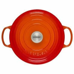 Le Creuset 5-Piece Signature Cookware Set With Stainless Steel Knobs | Flame Orange 14 Le Creuset 5-Piece Signature Cookware Set With Stainless Steel Knobs | Flame Orange -Le Creuset Shop frenchoven2