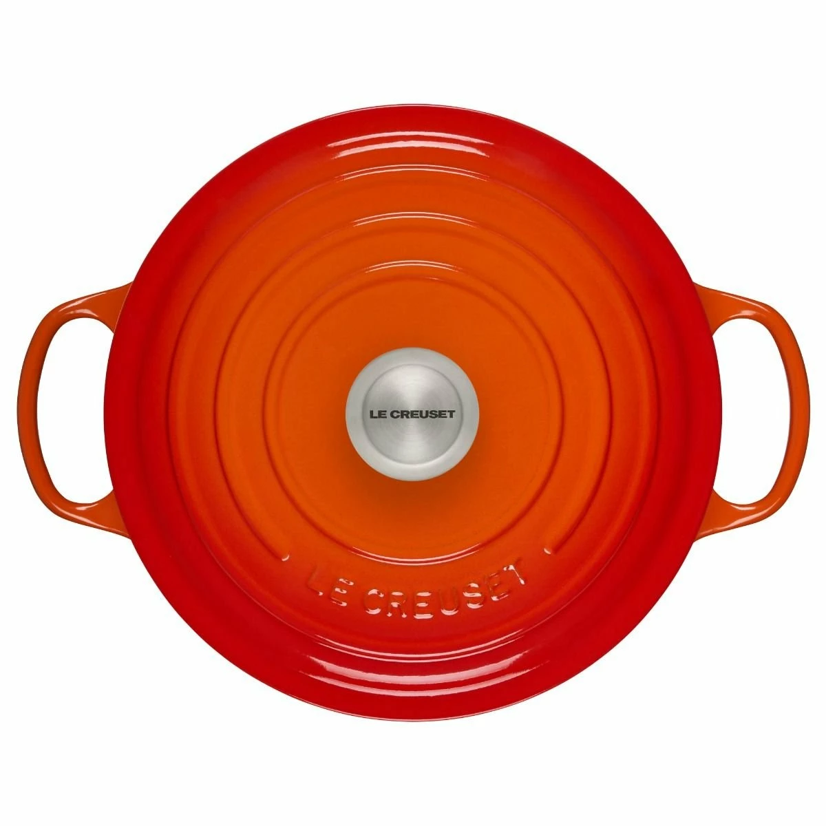 Le Creuset 5-Piece Signature Cookware Set With Stainless Steel Knobs | Flame Orange 7 Le Creuset 5-Piece Signature Cookware Set With Stainless Steel Knobs | Flame Orange - Image 5