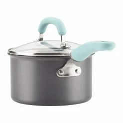 Rachael Ray 11-Piece Hard Anodized Cookware Set | Light Blue 21 Rachael Ray 11-Piece Hard Anodized Cookware Set | Light Blue -Le Creuset Shop hardblue7