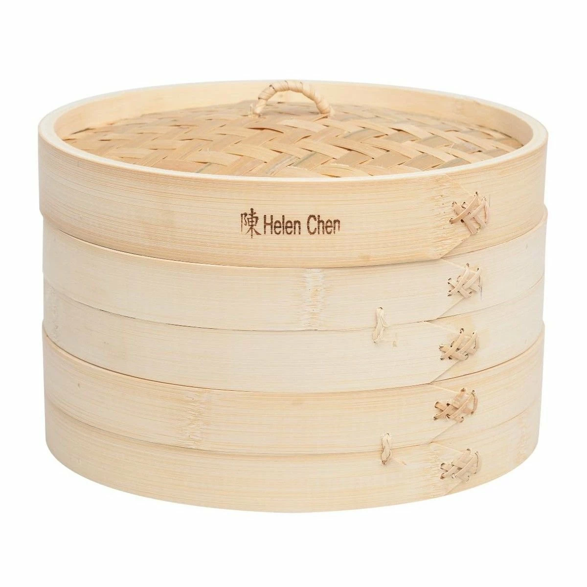 Helen's Asian Kitchen Bamboo Steamer Set 4 Helen's Asian Kitchen Bamboo Steamer Set - Image 2