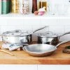 Heritage Steel Cookware Stainless Steel Essentials Cookware Set | 5-Piece 2 Heritage Steel Cookware Stainless Steel Essentials Cookware Set | 5-Piece -Le Creuset Shop hsc 17305 1