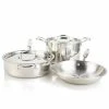 Heritage Steel Cookware Stainless Steel Cookware Set | 5-Piece 1 Heritage Steel Cookware Stainless Steel Cookware Set | 5-Piece -Le Creuset Shop hsc 17805ek