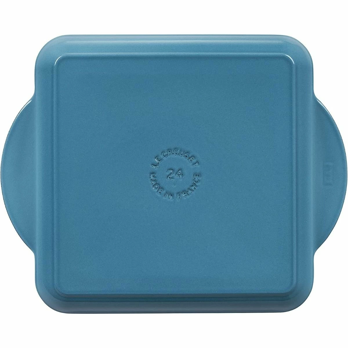 Le Creuset 9.5" Square Signature Enameled Cast Iron Grill Pan | Caribbean Blue 5 Le Creuset 9.5" Square Signature Enameled Cast Iron Grill Pan | Caribbean Blue - Image 3