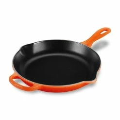 Le Creuset 7-Piece Signature Cookware Set | Flame Orange 12 Le Creuset 7-Piece Signature Cookware Set | Flame Orange -Le Creuset Shop le creuset cookware cast iron sk 1