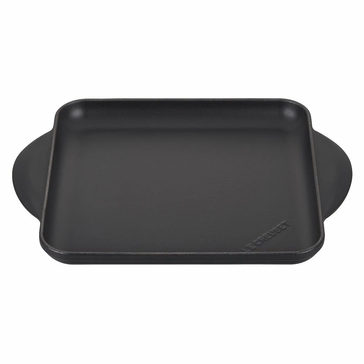 Le Creuset 9.5" Square Signature Enameled Cast Iron Griddle Pan | Licorice 3 Le Creuset 9.5" Square Signature Enameled Cast Iron Griddle Pan | Licorice