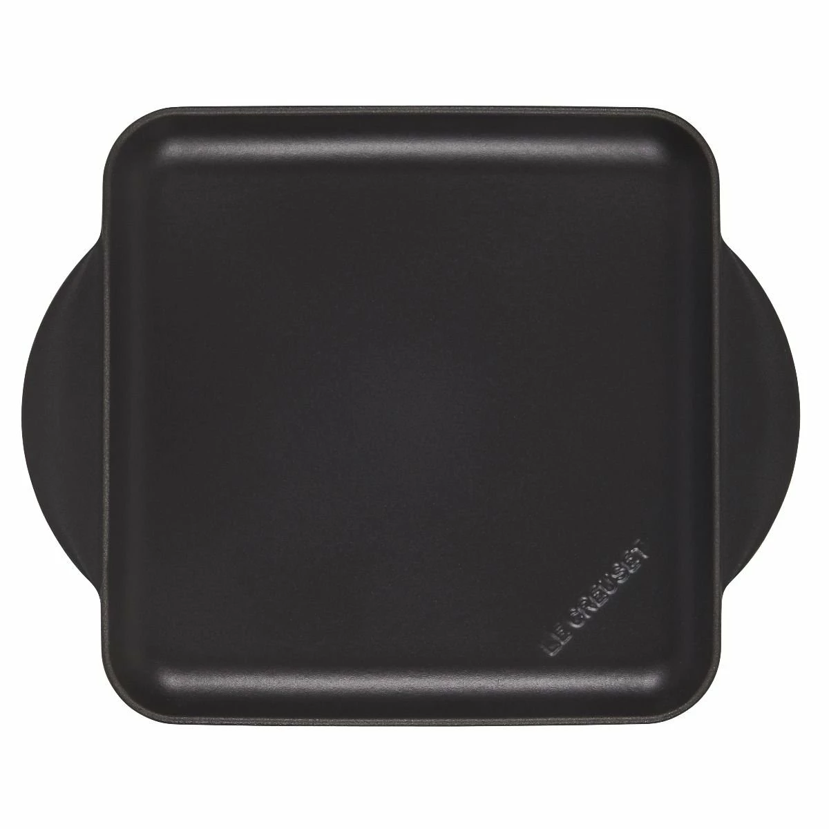 Le Creuset 9.5" Square Signature Enameled Cast Iron Griddle Pan | Licorice 4 Le Creuset 9.5" Square Signature Enameled Cast Iron Griddle Pan | Licorice - Image 2
