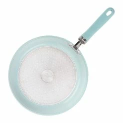 Rachael Ray 13-Piece Enameled Cookware Set | Light Blue Shimmer 18 Rachael Ray 13-Piece Enameled Cookware Set | Light Blue Shimmer -Le Creuset Shop lightbluecook5