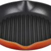 Le Creuset 9.75" Deep Round Signature Grill Pan | Flame Orange 2 Le Creuset 9.75" Deep Round Signature Grill Pan | Flame Orange -Le Creuset Shop ls2020 252 flame orange deep round grill pan
