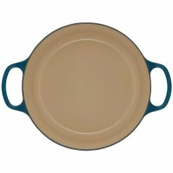 Le Creuset 7.25 Qt. Round Signature Dutch Oven With Stainless Steel Knob | Deep Teal -Le Creuset Shop ls2501 287dss 4