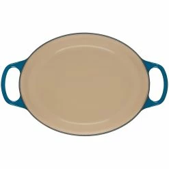Le Creuset 6.75 Qt. Oval Signature Dutch Oven With Stainless Steel Knob | Deep Teal -Le Creuset Shop ls2502 317dss 4