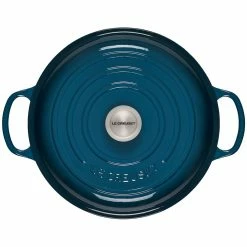Le Creuset 3.5 Qt. Signature Braiser With Stainless Steel Knob | Deep Teal 8 Le Creuset 3.5 Qt. Signature Braiser With Stainless Steel Knob | Deep Teal -Le Creuset Shop ls2532 307dss 3