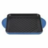 Le Creuset 9.5" Square Signature Enameled Cast Iron Grill Pan | Marseille Blue 2 Le Creuset 9.5" Square Signature Enameled Cast Iron Grill Pan | Marseille Blue -Le Creuset Shop marsgriddle3