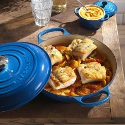 Le Creuset 2.25 Qt. Signature Enameled Cast Iron Braiser With Stainless Steel Knob | Marseille Blue 11 Le Creuset 2.25 Qt. Signature Enameled Cast Iron Braiser With Stainless Steel Knob | Marseille Blue -Le Creuset Shop marslife1