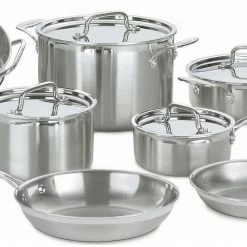Cuisinart MultiClad Pro Triple Ply Stainless Steel Cookware Set | 12-Piece