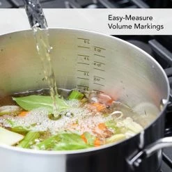 KitchenAid Non-Electrics KitchenAid Stainless Steel 3-Ply Cookware Set | 11-Piece -Le Creuset Shop measurementlines