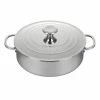 Le Creuset 4.5 Qt. Tri-Ply Stainless Steel Rondeau With Lid 1 Le Creuset 4.5 Qt. Tri-Ply Stainless Steel Rondeau With Lid -Le Creuset Shop rondeau1