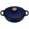 Le Creuset 2.5Qt Signature Cocotte Eiffel Tower Collection | Indigo Blue 2 Le Creuset 2.5Qt Signature Cocotte Eiffel Tower Collection | Indigo Blue -Le Creuset Shop rs10255 eiffel rdo indigo 4 scr