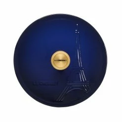 Le Creuset 2.5Qt Signature Cocotte Eiffel Tower Collection | Indigo Blue 11 Le Creuset 2.5Qt Signature Cocotte Eiffel Tower Collection | Indigo Blue -Le Creuset Shop rs10257 eiffel rdo indigo lid scr