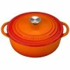 Le Creuset 2.75 Qt. Shallow Round Dutch Oven | Flame 1 Le Creuset 2.75 Qt. Shallow Round Dutch Oven | Flame -Le Creuset Shop rs11062 l25453a 222s