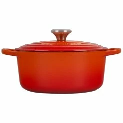 Le Creuset 4.5 Qt. Round Signature Dutch Oven With Stainless Steel Knob | Flame Orange 13 Le Creuset 4.5 Qt. Round Signature Dutch Oven With Stainless Steel Knob | Flame Orange -Le Creuset Shop rs11164 ls2501 242ss 2