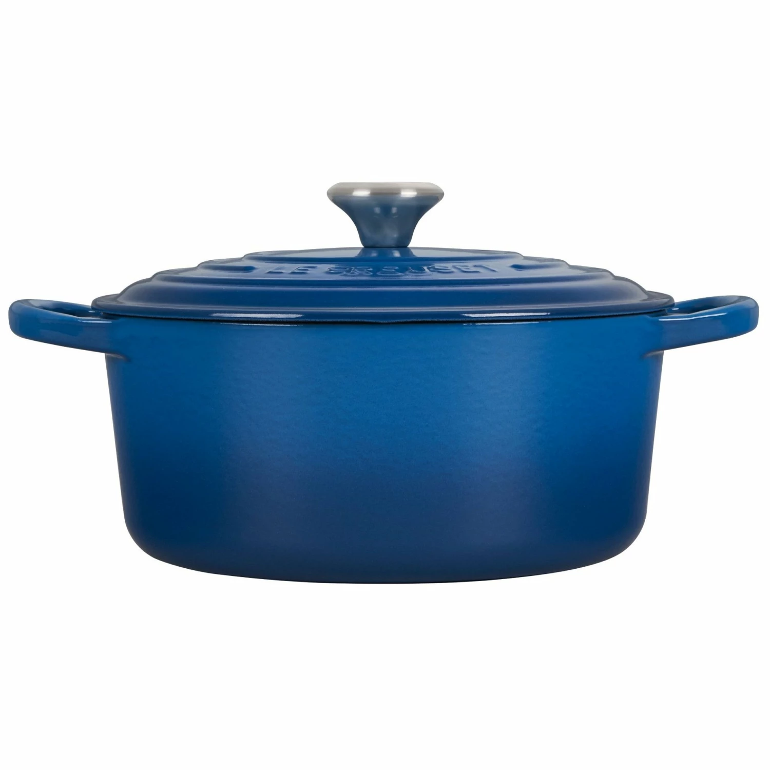 Le Creuset 3.5 Qt. Round Signature Dutch Oven With Stainless Steel Knob | Marseille Blue 4 Le Creuset 3.5 Qt. Round Signature Dutch Oven With Stainless Steel Knob | Marseille Blue - Image 2
