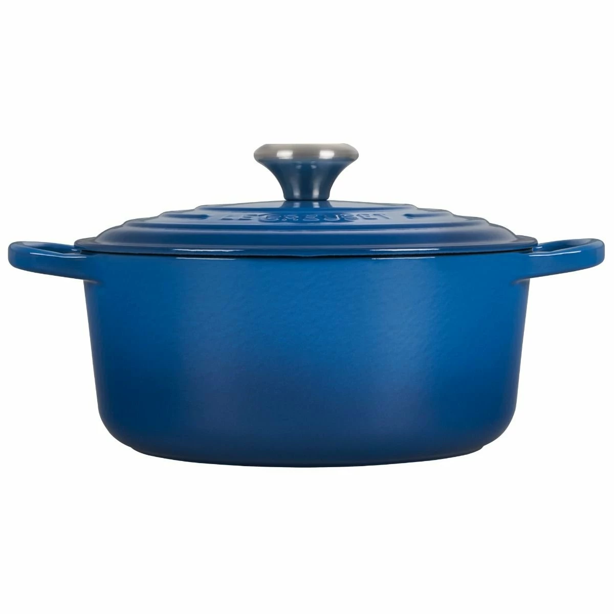 Le Creuset 4.5 Qt. Round Signature Dutch Oven With Stainless Steel Knob | Marseille Blue 4 Le Creuset 4.5 Qt. Round Signature Dutch Oven With Stainless Steel Knob | Marseille Blue - Image 2