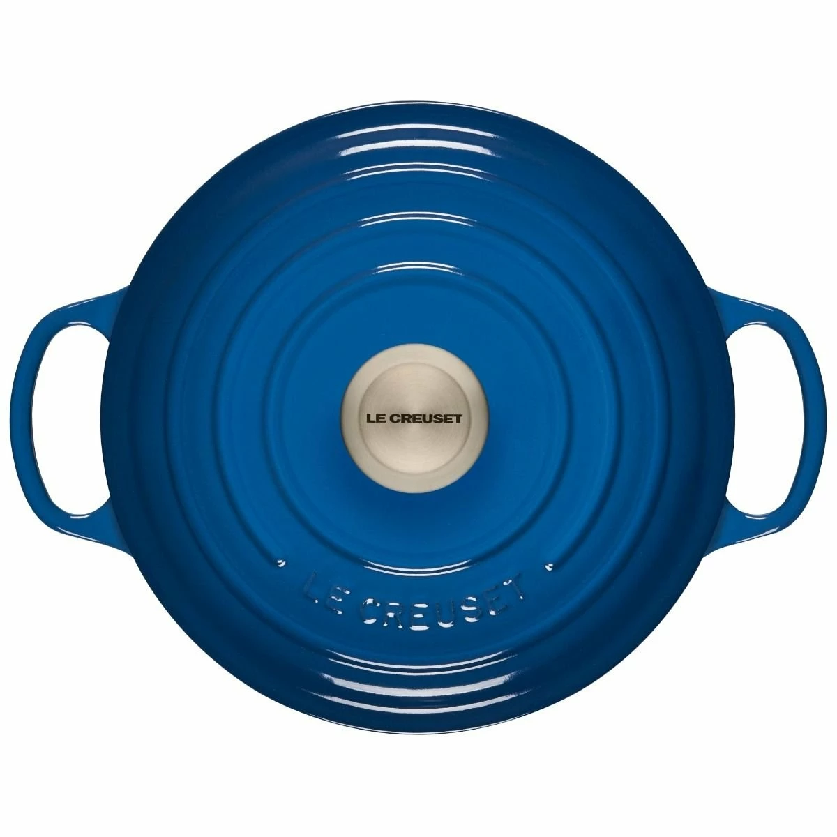 Le Creuset 4.5 Qt. Round Signature Dutch Oven With Stainless Steel Knob | Marseille Blue 5 Le Creuset 4.5 Qt. Round Signature Dutch Oven With Stainless Steel Knob | Marseille Blue - Image 3