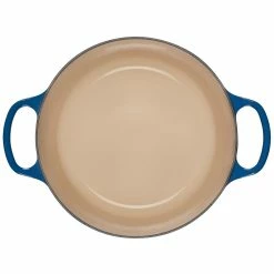 Le Creuset 4.5 Qt. Round Signature Dutch Oven With Stainless Steel Knob | Marseille Blue 11 Le Creuset 4.5 Qt. Round Signature Dutch Oven With Stainless Steel Knob | Marseille Blue -Le Creuset Shop rs11206 ls2501 2459ss inside