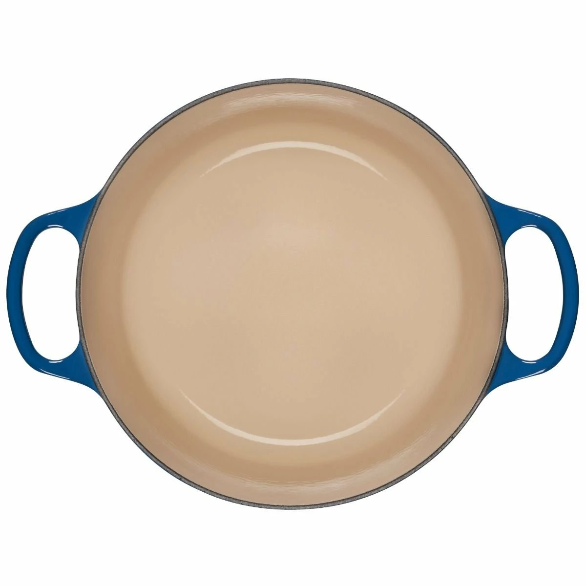 Le Creuset 4.5 Qt. Round Signature Dutch Oven With Stainless Steel Knob | Marseille Blue 6 Le Creuset 4.5 Qt. Round Signature Dutch Oven With Stainless Steel Knob | Marseille Blue - Image 4
